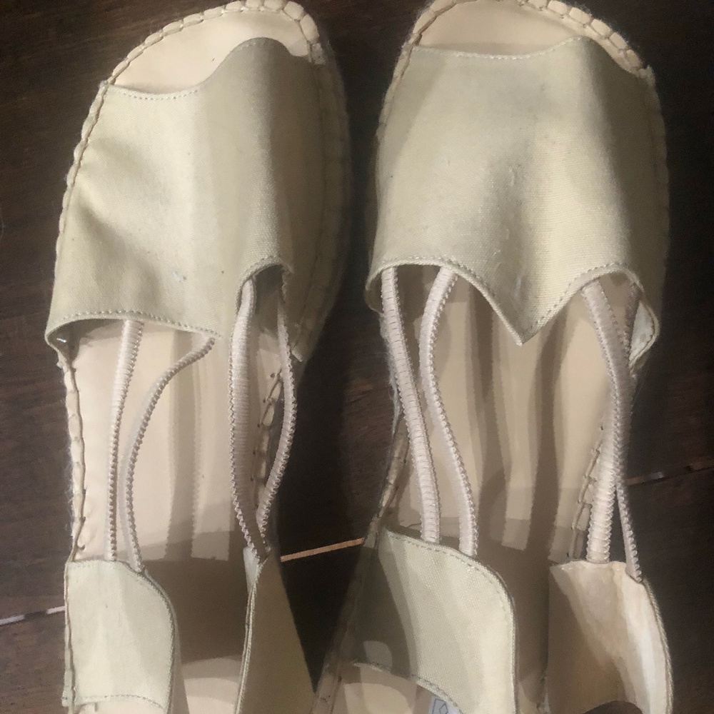 Canvas Espadrilles Never Worn.